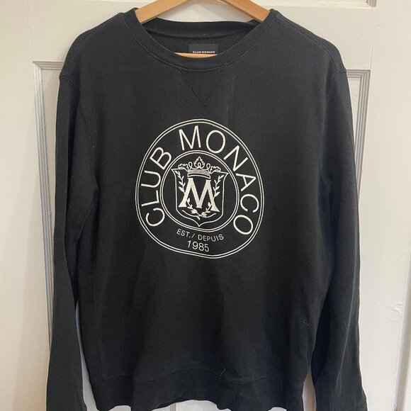 Club Monaco Monogram Sweater - Picture 1 of 4